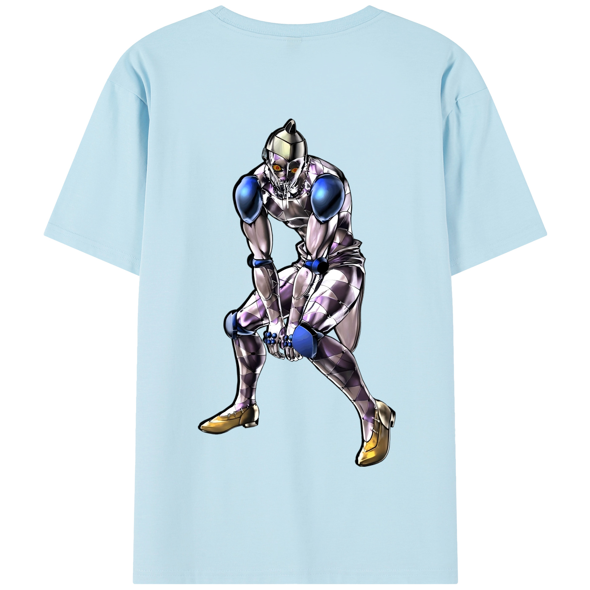 （画像用） ジョジョの奇妙な冒険 JoJo's Bizarre Adventure 綿100％半袖Tシャツ（背面プリント）